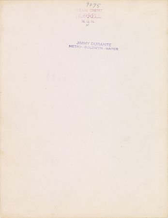 Lot #8089 Jimmy Durante Oversized Signed Photograph - Image 2