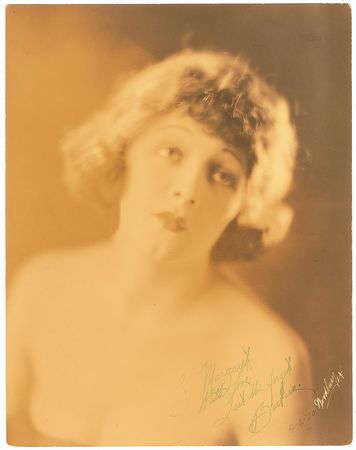 Lot #8019 Barbara La Marr Signed Photograph