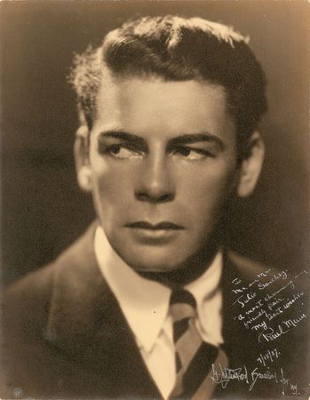 Lot #8136 Paul Muni Oversized Signed Photograph - Image 1