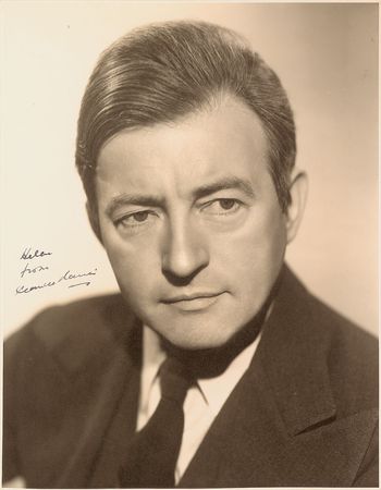 Lot #8218 Claude Rains Oversized Signed Photograph - Image 1