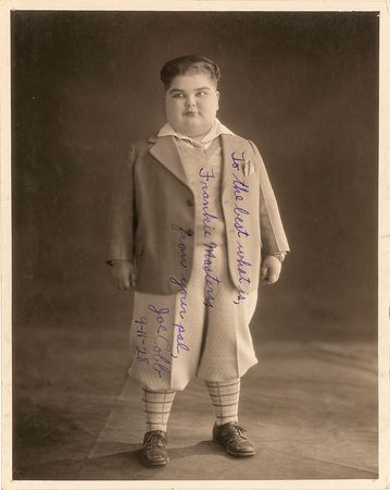 Lot #8143 Our Gang: Joe Cobb Signed Photograph - Image 1