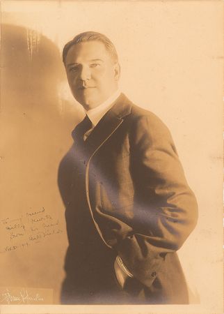 Lot #8096 W. C. Fields Oversized Signed Photograph - Image 1