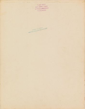 Lot #8015 John Gilbert Oversized Signed Photograph - Image 2