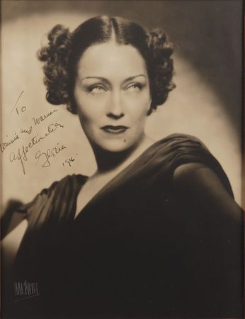 Lot #8033 Gloria Swanson Oversized Signed Photograph - Image 1