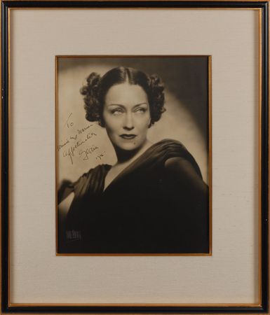 Lot #8033 Gloria Swanson Oversized Signed Photograph - Image 2