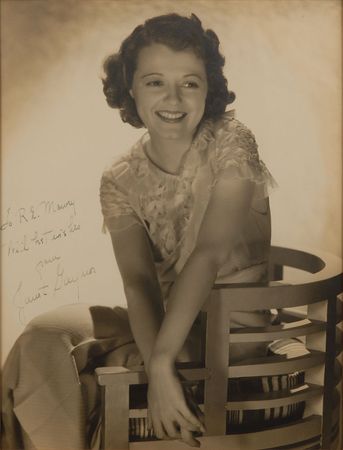 Lot #8100 Janet Gaynor Oversized Signed Photograph - Image 1