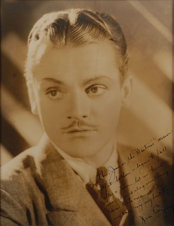 Lot #8055 James Cagney Oversized Signed Photograph - Image 1