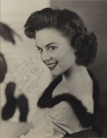 Lot #8258 Natalie Wood Oversized Signed Photograph - Image 1
