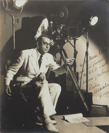 Lot #8194 Rouben Mamoulian Signed Photograph - Image 1