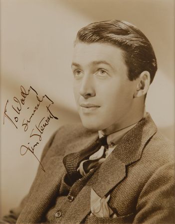 Lot #8154 James Stewart Signed Photograph - Image 1