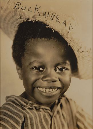Lot #8144 Our Gang: William ?Buckwheat? Thomas Signed Photograph - Image 1