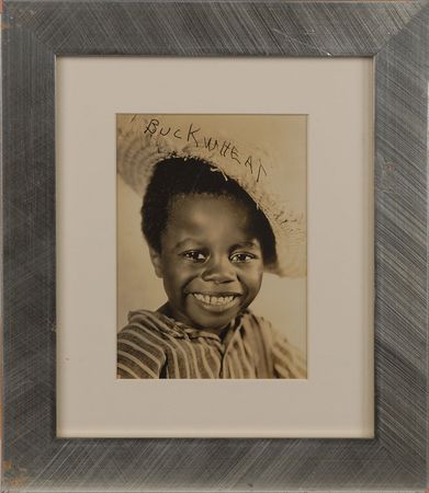 Lot #8144 Our Gang: William ?Buckwheat? Thomas Signed Photograph - Image 2