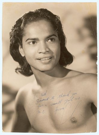 Lot #8150 Sabu Oversized Signed Photograph - Image 1