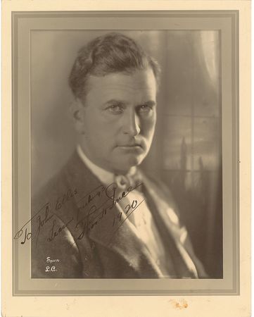 Lot #8017 Thomas H. Ince Oversized Signed