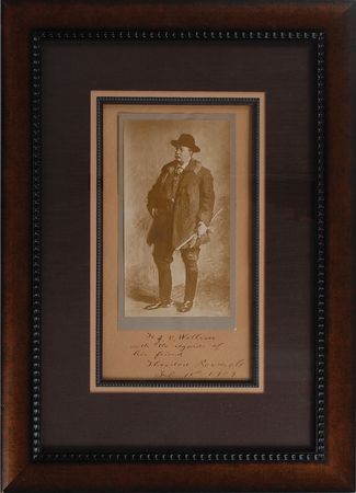 Lot #35 Theodore Roosevelt: Superb inscribed portrait of the outdoorsman - Image 1