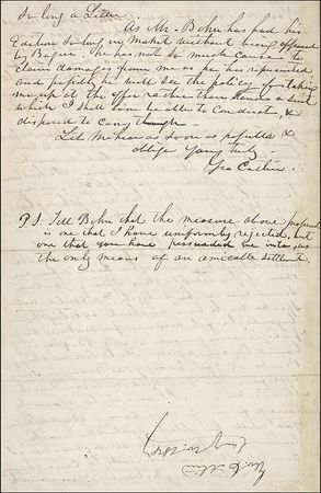 Lot #391 George Catlin Handwritten Letter Signed - Image 1