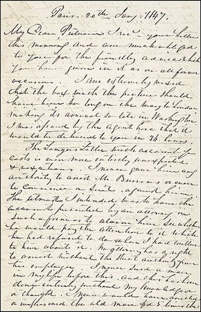 Lot #391 George Catlin Handwritten Letter Signed - Image 2