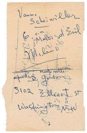 Lot #470 Ezra Pound Handwritten Notes - Image 1