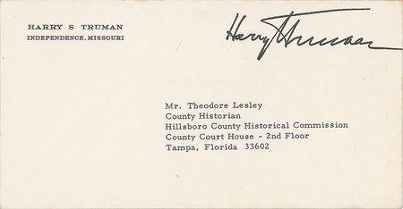 Lot #102 Harry S. Truman Typed Letters Signed - Image 4