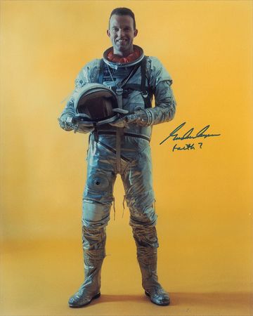 Lot #354 Gordon Cooper Signed Photographs - Image 1