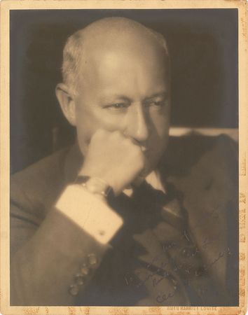 Lot #615 Cecil B. DeMille Signed Photograph