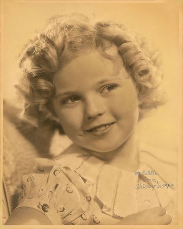 Lot #649 Shirley Temple Signed Photograph