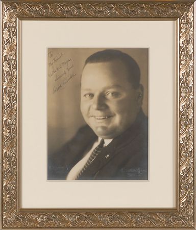 Lot #601 Roscoe ‘Fatty’ Arbuckle Signed Photograph - Image 2