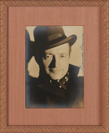 Lot #641 Claude Raines Signed Photograph - Image 2