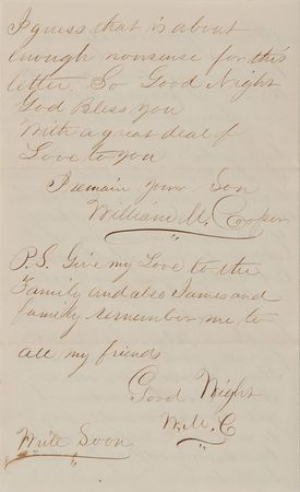 Lot #287 Lincoln Assassination: William Cooper - Image 1