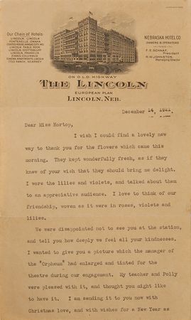 Lot #175 Helen Keller Typed Letter Signed - Image 1
