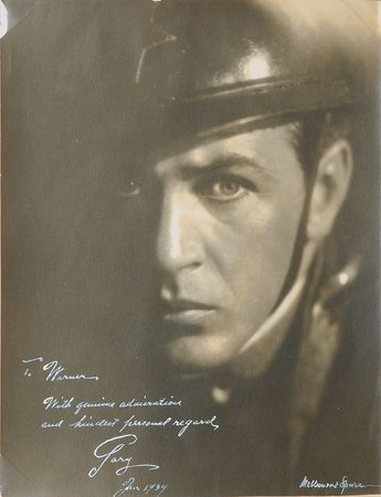 Lot #605 Gary Cooper Signed Photograph - Image 1