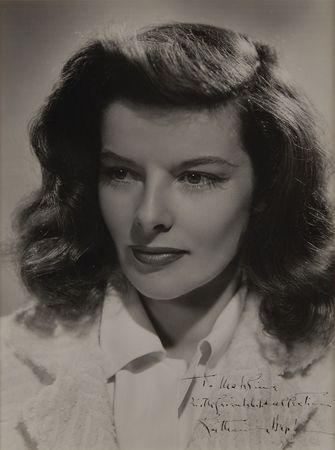 Lot #627 Katharine Hepburn Signed Photograph - Image 1
