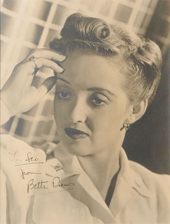 Lot #613 Bette Davis Signed Photograph - Image 1