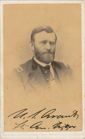 Lot #23 U. S. Grant: Ideal portrait of Lieutenant