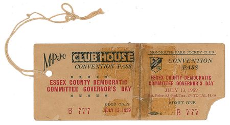Lot #54 John F. Kennedy: 1959 Governor’s Day convention pass - Image 2