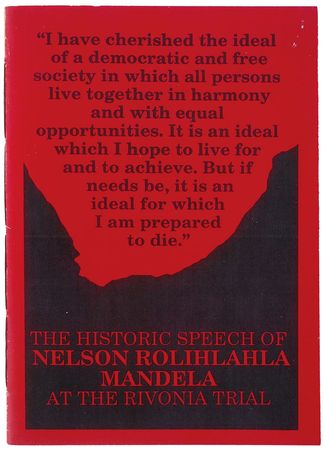 Lot #178 Nelson Mandela: Mandela?s long-censored Rivonia Trial speech - Image 1