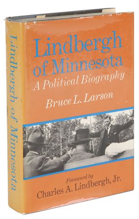 Lot #306 Charles Lindbergh: Desirable book-and-letter pairing from the legendary aviator - Image 1