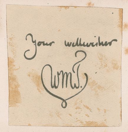 Lot #473 Alfred, Lord Tennyson and William Makepeace Thackeray Signature - Image 1