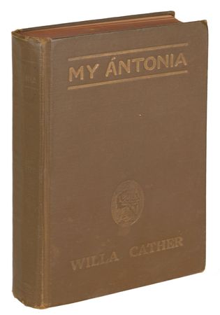 Lot #448 Willa Cather: My Antonia with wonderful inscription - Image 2
