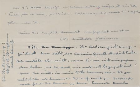 Lot #251 Albert Schweitzer Handwritten Letter Signed - Image 2
