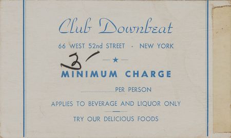 Lot #489 Billie Holiday: Lady Day at NYC’s Club Downbeat - Image 2