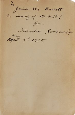 Lot #34 Theodore Roosevelt Book - Image 1