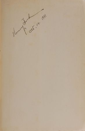 Lot #182 Henry Ford Book - Image 1