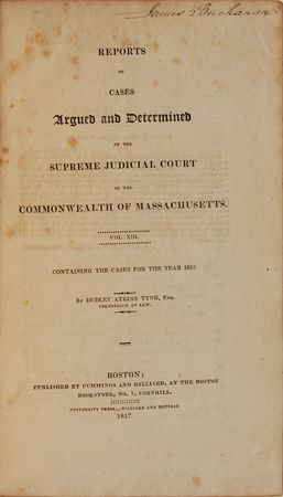 Lot #18 James Buchanan Book
