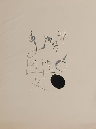 Lot #394 Joan Miro and Andre Breton: Miro and Breton?s Constellations - Image 1