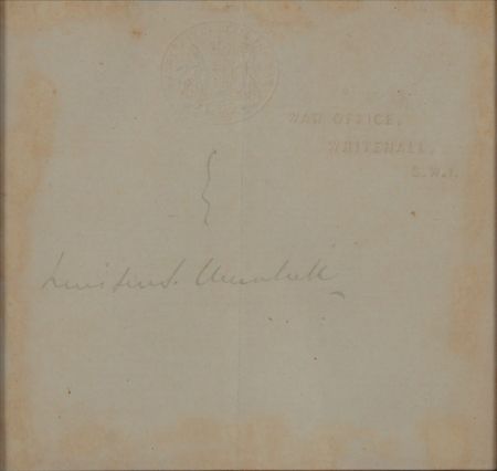 Lot #197 Winston Churchill Signature - Image 2