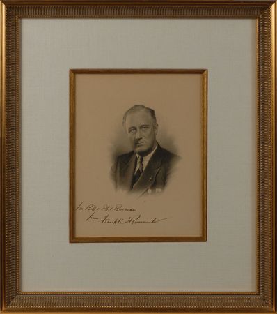 Lot #47 Franklin D. Roosevelt Engraving - Image 2