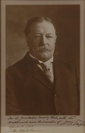 Lot #41 William H. Taft Signed Photograph - Image 1