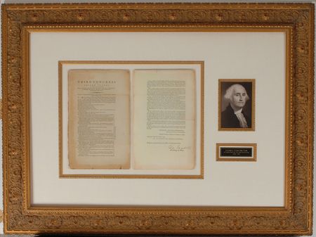 Lot #3 George Washington: Edmund Randolph: The
