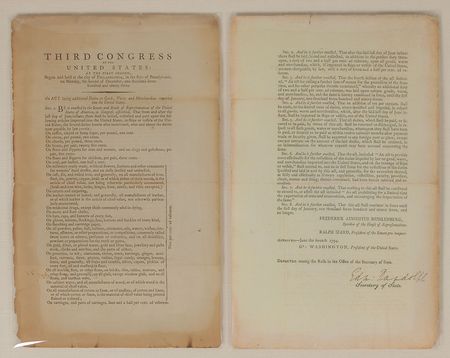 Lot #3 George Washington: Edmund Randolph: The secretary of state approves an act for ?additional Duties on Goods, Wares and Merchandize imported into the United States? - Image 2